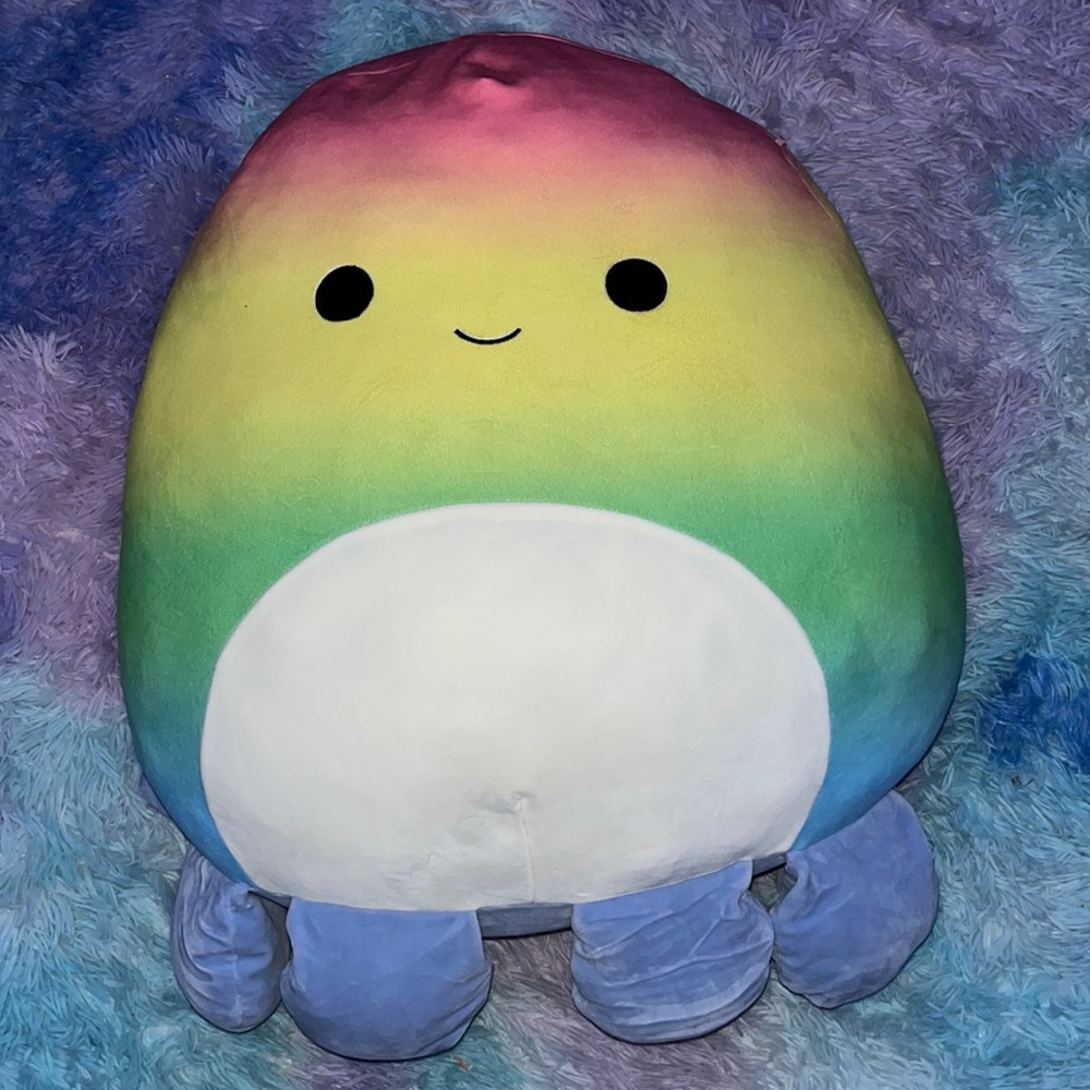 16” Elodie squishmallow . The squishmallow tag has been taken off.